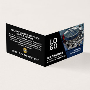 モーターエンジン、自動整備士と修理、詳細 名刺