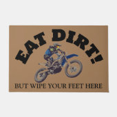 モータークロステーマパーソナライズされた形式 ドアマット (正面)