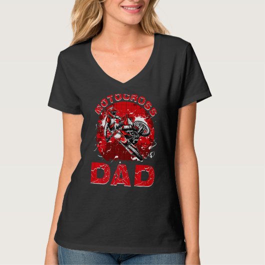 モータークロスパパ Tシャツ (正面)
