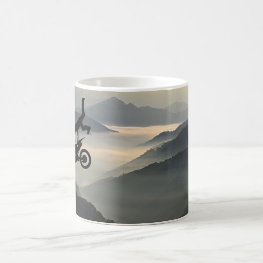 モータークロスモーターサイクルマウンテンズコーヒーマグカップ コーヒーマグカップ (中央)
