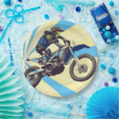 モータークロスライダー紙プレート9イン ペーパープレート (パーティー)