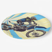 モータークロスライダー紙プレート9イン ペーパープレート (アングル)