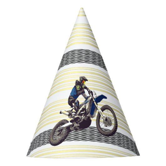 モータークロスライダー パーティーハット (正面)