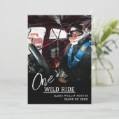 モータークロス卒業発表招待状 招待状 (スタンド正面)