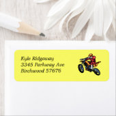 モータークロス差出人住所ラベルll ラベル (インサイチュ)