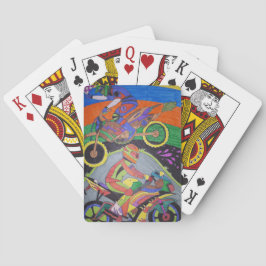 モータークロス オートバイ ポーカー プレイ カード