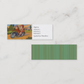 モーターサイクリングの名刺 スキニー名刺 (正面/裏面)