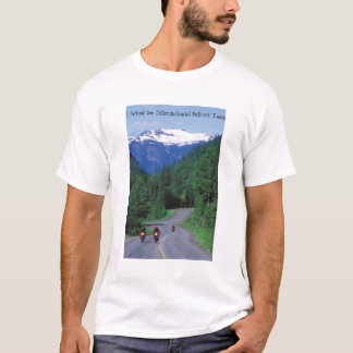 モーターサイクリングSelkirkの景色のループ Tシャツ