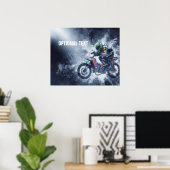 モーターサイクルの狂気の爆発 ポスター (ホームオフィス)