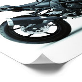 モーターサイクルカワサキz750 ポスター (角)