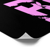 モーターサイクルガールズダートバイク女性元十字軍 ポスター (角)