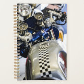 モーターサイクルバイクバイクもしくは自転車に乗る人ライドライダー プランナー手帳 (正面)