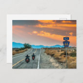 モーターサイクルポストカード付きロードトリップルート66 ポストカード (正面/裏面)