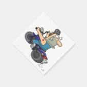 モーターサイクルマンマンナプキン スタンダードカクテルナプキン (角)