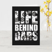 モーターサイクルライフ後ろバーシャツモーターサイクル恋人 カード (黄色い花)