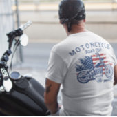 モーターサイクルロードトリップルート66スタージスまたはバスト Tシャツ