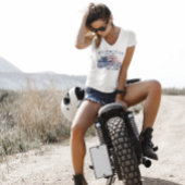 モーターサイクルロードトリップルート66スタージスまたはバスト Tシャツ