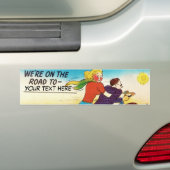 モーターサイクルロードトリップ バンパーステッカー (車上)