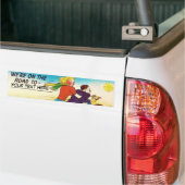 モーターサイクルロードトリップ バンパーステッカー (トラック上)