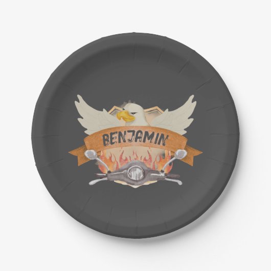 モーターサイクル ペーパープレート (正面)