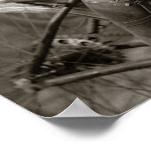 モーターサイクル・レーサー、1922年。ヴィンテージ写真 ポスター (角)