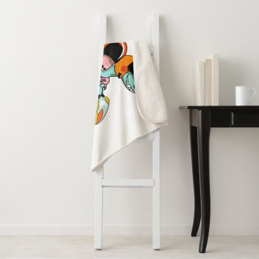 モータースクーターに乗って2人の漫画のラプター。 シェルパブランケット (インサイチュ)