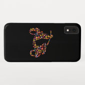 モータースクーター 花柄 Case-Mate iPhoneケース (裏面(横))