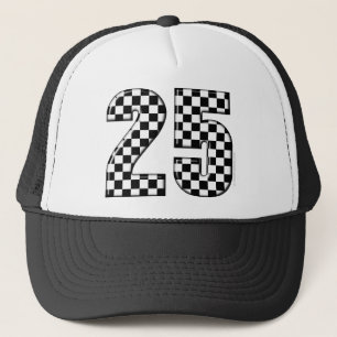 モータースポーツのチェッカー第25 キャップ