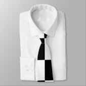 モータースポーツのChequeredチェック模様の旗 ネクタイ (タイ)