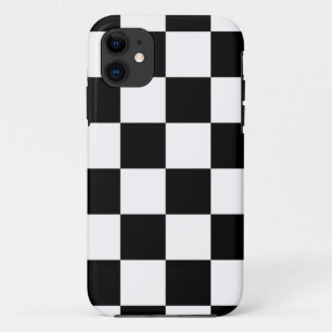 モータースポーツのChequeredチェック模様の旗 iPhone 11 ケース