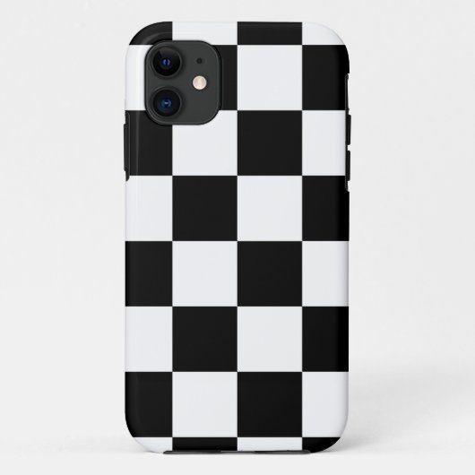 モータースポーツのChequeredチェック模様の旗 Case-Mate iPhoneケース (裏面)