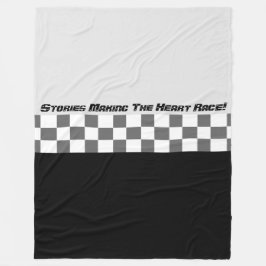 モータースポーツをテーマにしたデザイン フリースブランケット