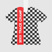 モータースポーツをテーマにした オーナメント (裏面)