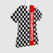 モータースポーツをテーマにした オーナメント (正面)