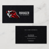 モータースポーツオートバイレーシングチームマネージャー 名刺 (正面/裏面)