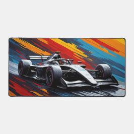 モータースポーツ向けスピーディレーシングカー デスクマット