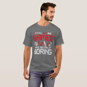 モータースポーツ カーニング ジョーク Tシャツ (正面フル)