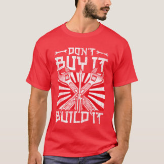 モータースポーツ カー好きな人へのギフト プレゼントに最適なグッズ モノ作りを楽しもう Tシャツ