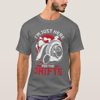 モータースポーツ カー愛好家 ドリフトに夢中 Tシャツ