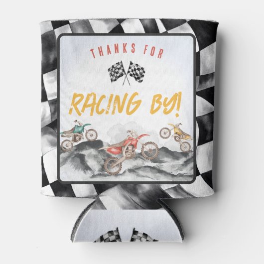 モーターダートバイクバースデーパーティークーラーボックスのお気に入り 缶クーラー (正面)