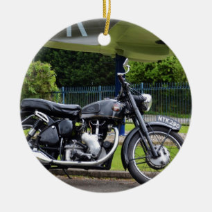 モーターバイクおよび短気者 セラミックオーナメント
