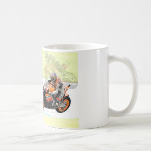 モーターバイクのデザイン-息子の詩のマグ コーヒーマグカップ
