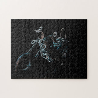 モーターバイクのパズル ジグソーパズル