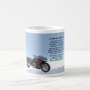 モーターバイクの父の詩のマグ コーヒーマグカップ
