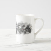 モーターバイクの競争のマグ ボーンチャイナマグカップ (右)