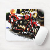 モーターバイクのmousepad マウスパッド (マウス)