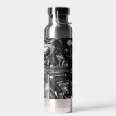 モーターバイクバイクもしくは自転車に乗る人ライダーバイク ウォーターボトル (左面)