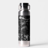 モーターバイクバイクもしくは自転車に乗る人ライダーバイク ウォーターボトル (背面)