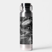 モーターバイクバイクもしくは自転車に乗る人ライダーバイク ウォーターボトル (正面)