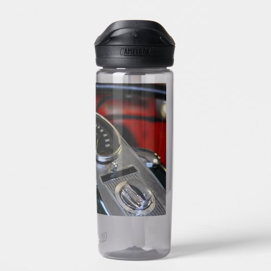 モーターバイクバイクもしくは自転車に乗る人ライダーバイク ウォーターボトル (背面)